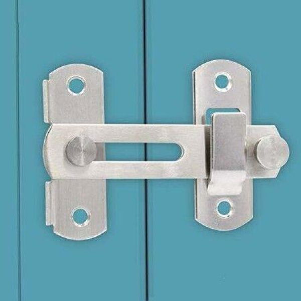 4 Inch Bar Latch For Doors Flip Latch Small Gate French Double Barn Door Lock 2 Pack