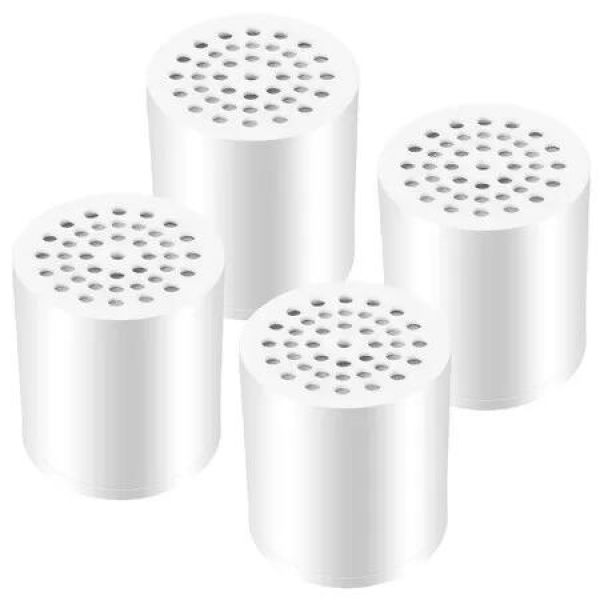 4 Pack 20 Stage Shower Filter Universal Replacement Cartridge Hard Water Purifier Removes Chlorine,Heavy Metals,Iron,Other Sediments,Water Softener with High Output,Skin and Hair Care