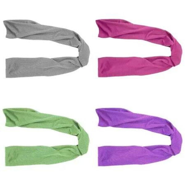 4 Pack Cooling Towel,Ice Towel,Microfiber Towel,Soft Breathable Chilly Towel Stay Cool (40x 12In,Multicolor)