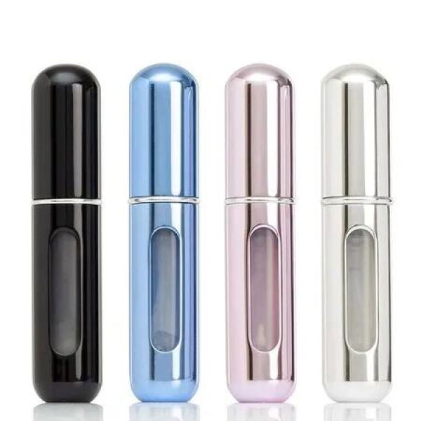 4-Pack Refillable Perfume Atomizer Bottles Mini Cologne Sprayer Container for Travel and Everyday Use