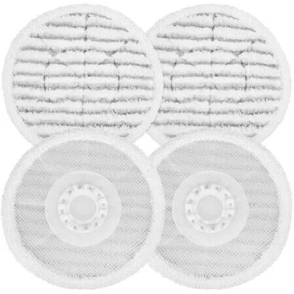 4-Pack Replacement Steam Mop Pads for S7000 Series (S7000AMZ, S7001, S7001TGT, Model XKITP7000)