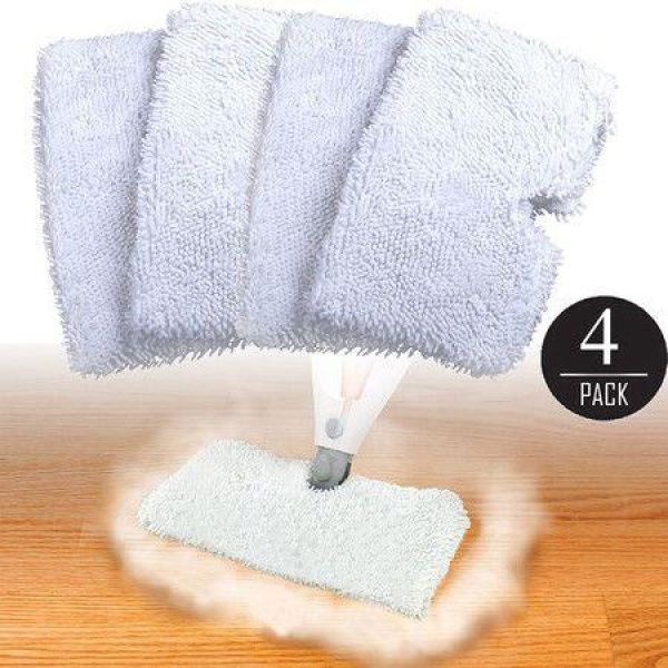 4-pack Shark Microfiber Mop Pads Replacement For Shark Steam Mop Pads S3501 S3550 S3601 S3901