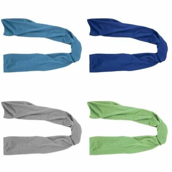 4 Packs Cooling Towel (40x 12),Ice Towel,Microfiber,Soft Breathable Chilly Towel Stay Cool for Yoga,Sport,Gym,Workout,Camping,Fitness,Running,Workout & More Activities (Multicolor)