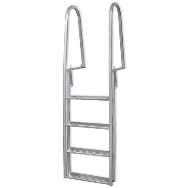 4-Step Dock/Pool Ladder Aluminum 167 Cm