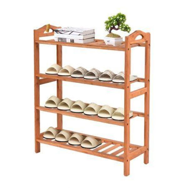 4 Tier Wooden Shoe Rack