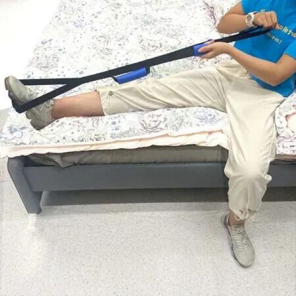 40-inch Leg Lifter Strap with Durable SS304 Foot Loop-Mobility Aid for Assisted Movement and Post-Surgery Recovery