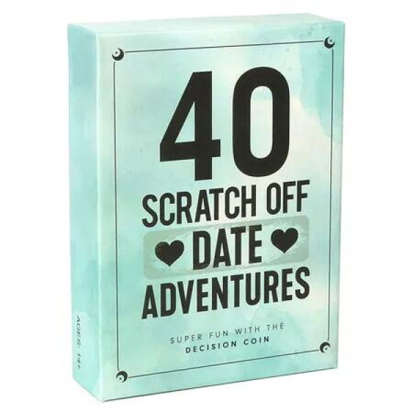 40 Scratch Off Date Adventure Ideas Fun & Romantic Activities for Couples, Ideal for Anniversaries Birthdays and Date Night Gifts