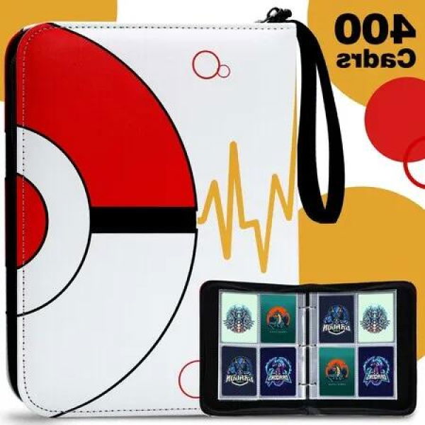 400-Card PokÃ©mon Album Book: The Ultimate Storage Solution for Kids' Precious PokÃ©mon Card Collection (24x18CM)