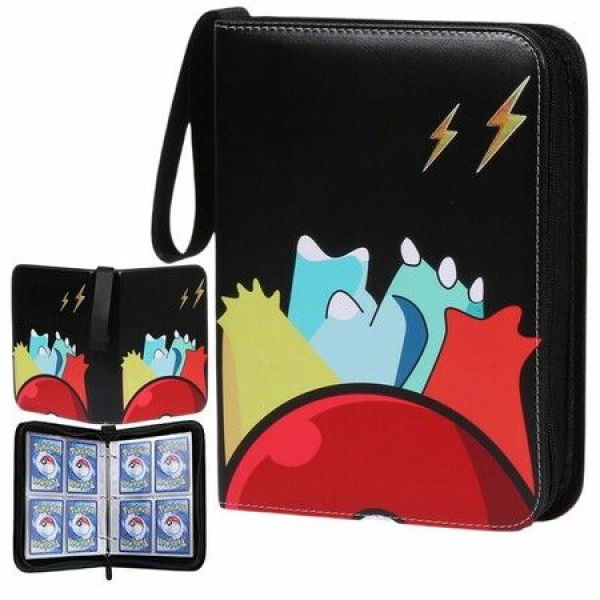 400 Cards Case Binder Pokemon Card TCG Game Cards PU Leather Collection Holder Pocket Folder Gift For Kids