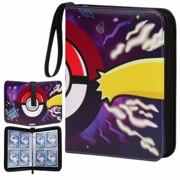 400 Cards Case Binder Pokemon Card TCG Game Cards PU Leather Collection Holder Pocket Folder Gift For Kids