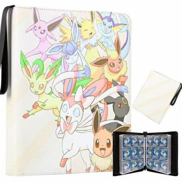 400 Cards Case Binder Pokemon Card TCG Game Cards PU Leather Collection Holder Pocket Folder Gift For Kids