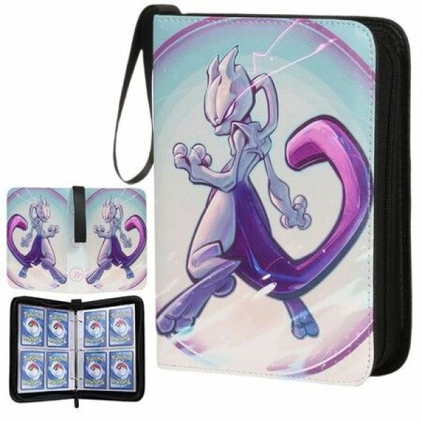 400 Cards Case Binder Pokemon Card TCG Game Cards PU Leather Collection Holder Pocket Folder Gift For Kids