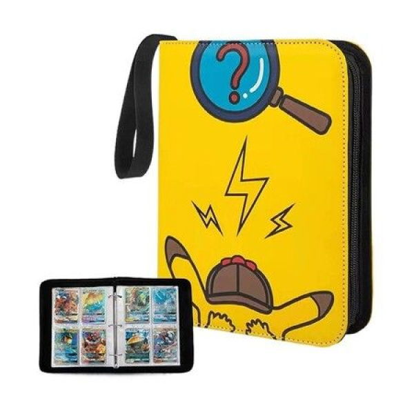 400 Cards Case Binder Pokemon Card TCG Game Cards PU Leather Collection Holder Pocket Folder Gift For Kids