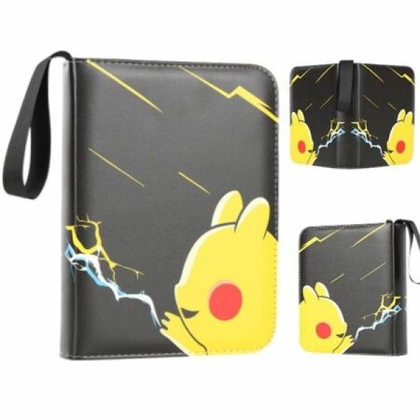 400 Cards Case Binder Pokemon Card TCG Game Cards PU Leather Collection Holder Pocket Folder Gift For Kids