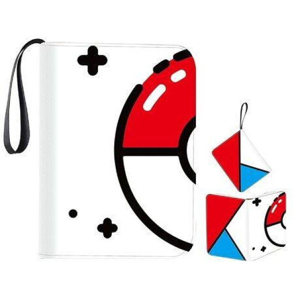 400 CARDS PU Binder Holder Carrying Case Binder Holds Up to 400 Cards Trading Cards Collectors Album with 50 Premium 4-Pocket Pages