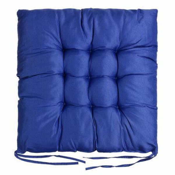 40*40cm Seat Cushion Soft Thick Buttocks Chair Pad Square Cotton Seat Mat Garden Home Office Furniture DecorationPurple