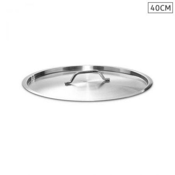 40cm Top Grade Stockpot Lid Stainless Steel Stock Pot Cover