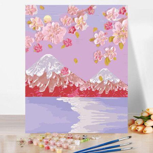 40X50CM DIY Painting By Numbers For Beginners On Canvas Assemble Frame Color By Number Art Kits