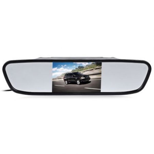 4.3-inch Color Digital TFT LCD Screen Car Rearview Mirror Monitor.