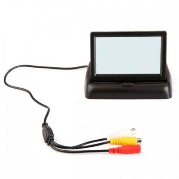 4.3-inch Foldable TFT Color LCD Car Reverse Rearview Security Monitor For Camera DVD VCR