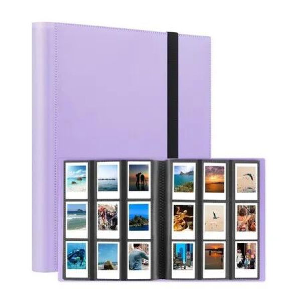 432 Pockets Photo Album Polaroid Camera Fujifilm Instax Mini 11 12 9 40 Evo Liplay 8 7+ Instant Camera Photo Album Polaroid Kodak HP Zink 2x3 Photo Purple