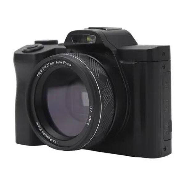 48MP 5K Smart Digital Camera, Ultra Clear 6 Axis Anti Shake, 16X Zoom, for Photography, Selfie Camera