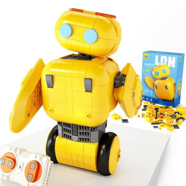 495 Pcs Robot Building Toys STEM Projects App & Remote Control Self-Balancing Robot Toys Gift For Kids Age 8+