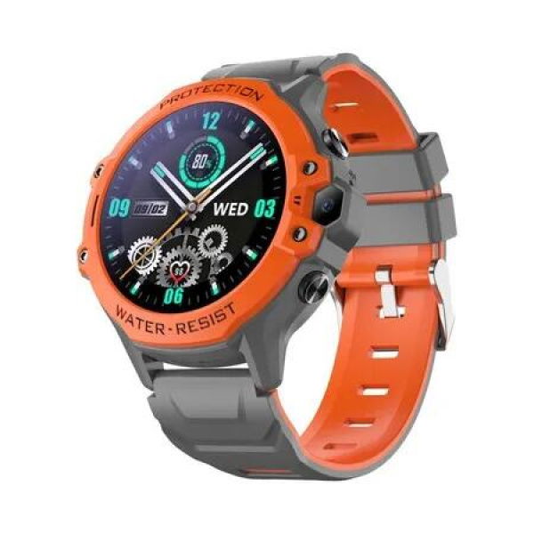 4G Children Kid Smartwatch Video Call SOS Emergency Call GPS Electronic Fence 0.3 Mpix Camera Color Orange