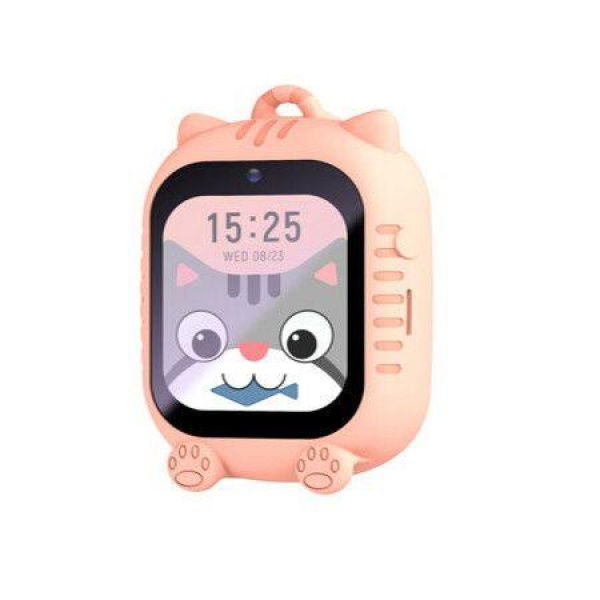 4G Kids Smartwatch For Girls & Boys GPS Tracker 30m Camera Voice Call Remote Monitor Fence Set Col. Pink.