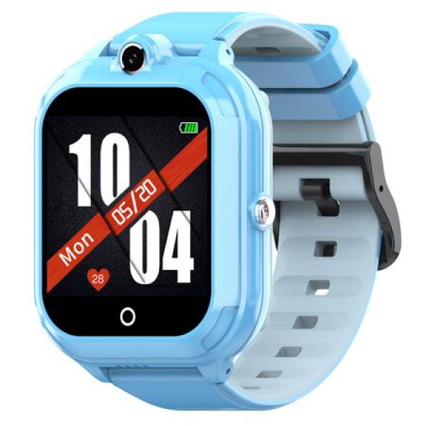 4G Kids Smart Watch VOICE CHAT And CALL SOS CALL Camera WiFi Location Long Standby Col Blue