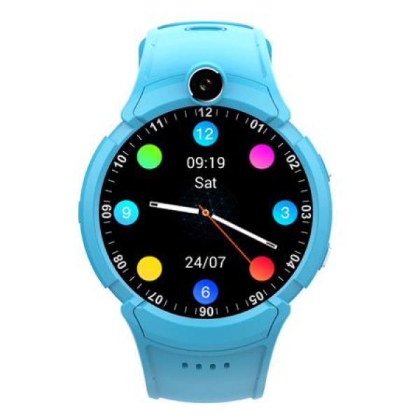 4G Kids Smart Watch With Camera GPS WIFI Location Child Smartwatch SOS Anti-Lost Monitor Tracker Baby WristWatch Blue