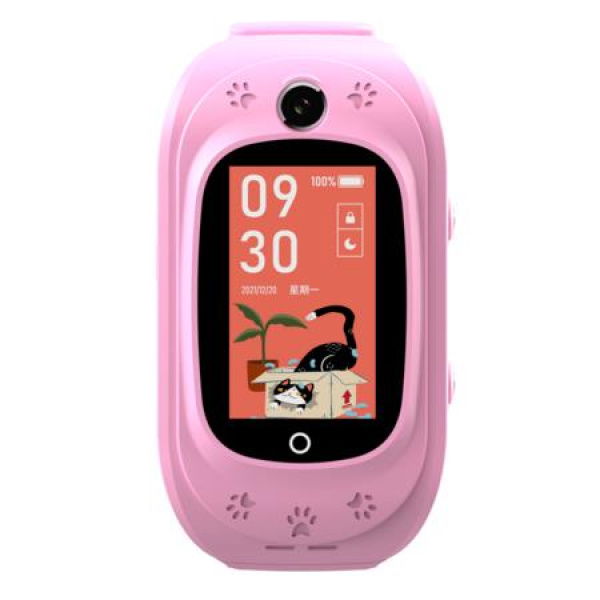 4g Kids Watch WIFI Gps Lbs Smart Watch Tracker Camera Video Call Sos Ip67 Waterproof Smartwatch Color Pink