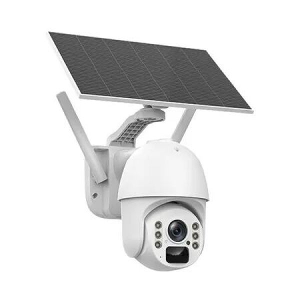 4G LTE Cellular Security Camera, 2K Solar Outdoor Cam Wireless Without WiFi Needed, 360 Degree Live View, Color Night Vision