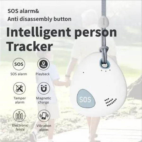 4G Mini GPS Tracker with SOS for Kids and Elderly, Anti-Lost Personal Device