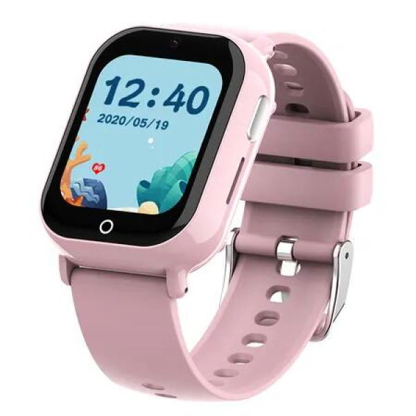 4G Smart Watch Kids LBS GPS Location WIFI 1.52 inch Video Call SOS Child Smartwatch HD Camera Monitor Tracker Photo Viewing Phone Watch Col.Pink