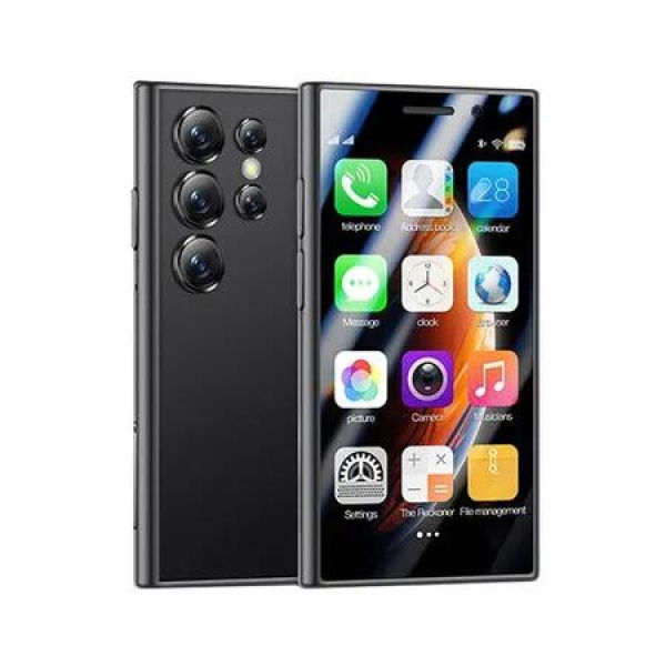 4G Smartphone Unlocked Mini Cellphone Android 9.0 2GB RAM 16GB Rom Touch Screen S23Pro (Black)