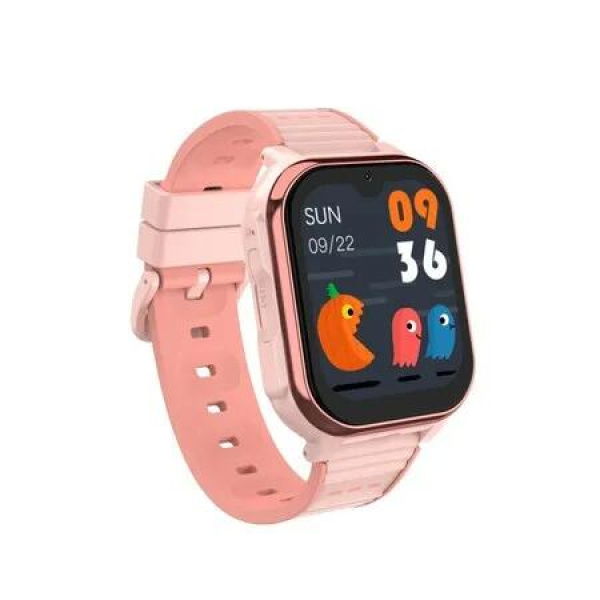 4G Smartwatch 1.91Inch Touch Button 800mAh Wifi GPS LBS One Touch Video Call SOS Camera Fence Voice Chat Pedometer Bluetooth Christmas Gift COL Pink