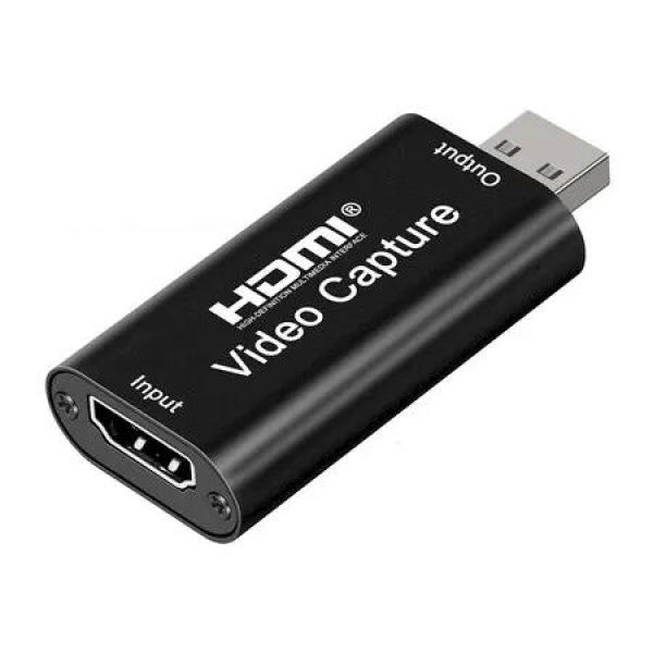 4K HDMI Video Capture Card, Cam Link Card Game Audio Capture Adapter HDMI to USB 2.0 Record Capture Device for Streaming, Live Broadcasting, Video Conference, Teaching, Gaming