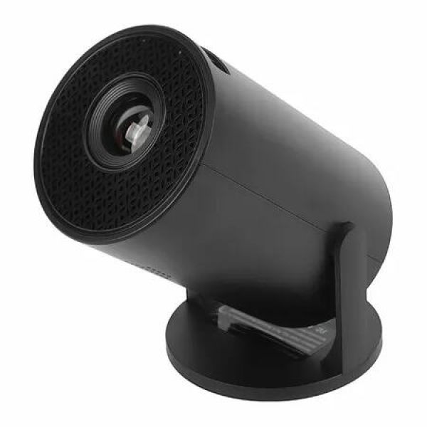 4K Portable Projector 1080P 1280x720P 180 Adjustable,Suitable For Mobile Phone/computer/TV Stick/tablet Computer,For Home Theater/office Color Black