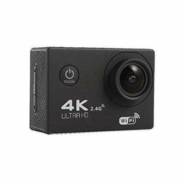 4K Ultra HD Water-Resistant Sports Wi-Fi Action Camera With 2-Inch Display (16MP Black)