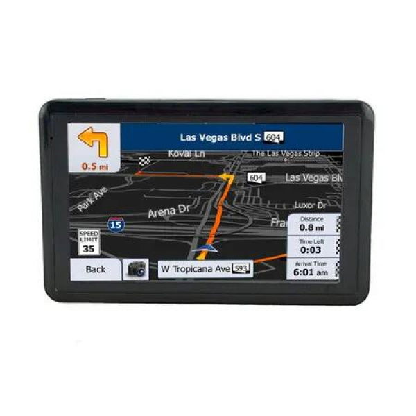 5 inch GPS Navigation for RV Car, Universal 5 Inch Touch Screen Car Navigator GPS Navigation DDR256M 8G MP3 FM