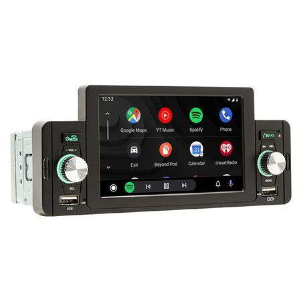 5 Inch Touch Screen Bluetooth Car Stereo Media Receiver Apple CarPlayer