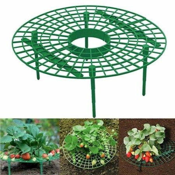 5 Pack Strawberry Supports Keep Plant Fruit Holder Vegetable Growing Rack Garden Tools To Protect Vines