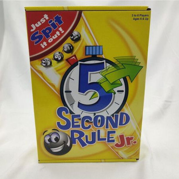 5 Second Rule Jr. Board Game: Friendly Game For Ages 6 And Up With 3 Or More Players.