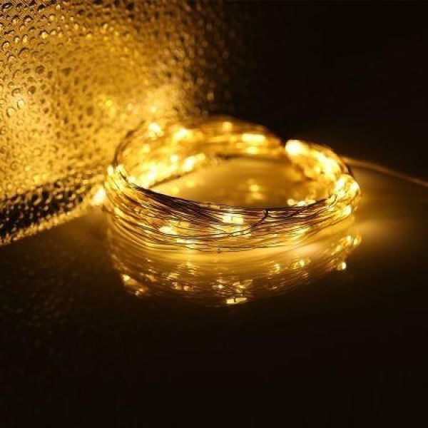 50 LEDs / 100 LEDs / 200 LEDs 8 Function Mode Copper Wire String Light