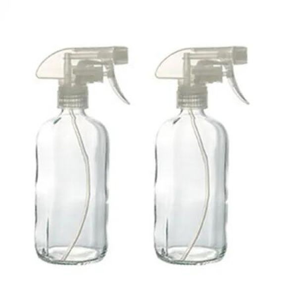 500ml 2Pcs Premium Adjustable Spray Bottles for Cleaning, No Leak And Clog Mister Spray Bottle, Spray Bottle For Hair, Plants, Pet