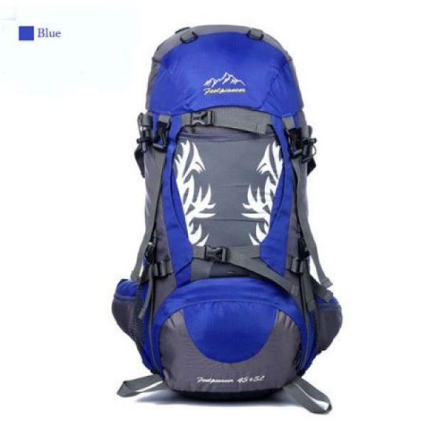 50L Outdoor Backpack Climbing Trekking Bag Travel Rucksack Holiday Bag Blue