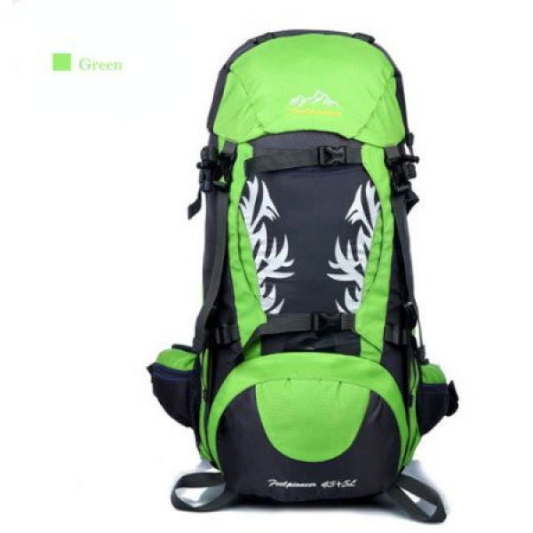 50L Outdoor Backpack Climbing Trekking Bag Travel Rucksack Holiday Bag Green