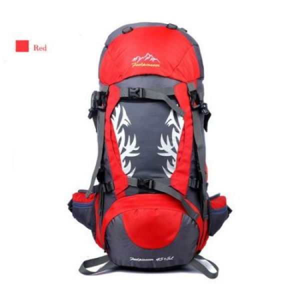 50L Outdoor Backpack Climbing Trekking Bag Travel Rucksack Holiday Bag Red