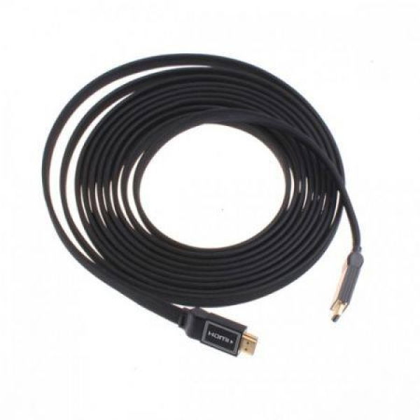 5m/16ft 1080p 3D Flat HDMI Cable 1.4 For HDTV Xbox PS3.